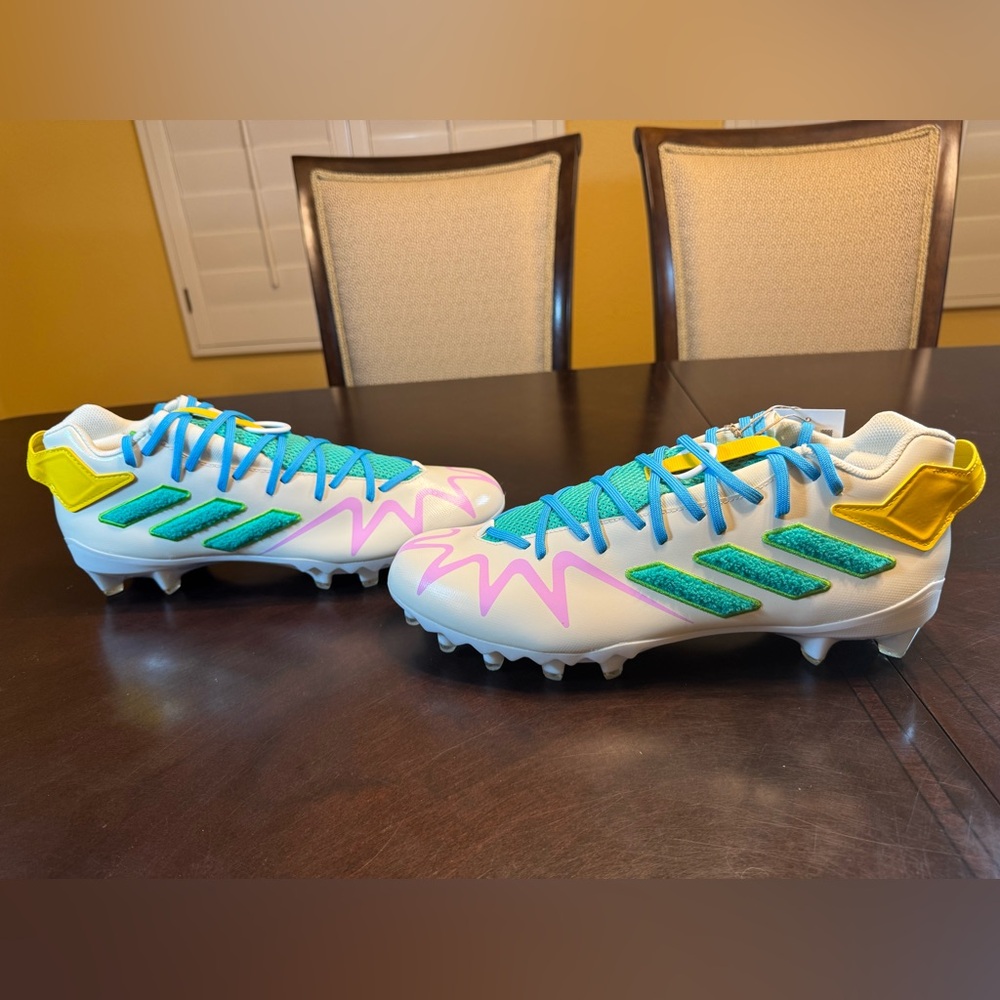Adidas Freak 22 x The Simpsons Krusty Clown Football Cleats Size US 13.5 - Picture 11 of 15